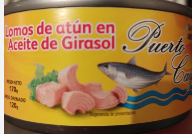 ATUN LOMITO ACEITE PUERTO CAYO 170 GRS