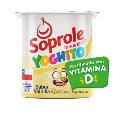 YOGURT BATIDO SOPROLE VAINILLA 120 GRS