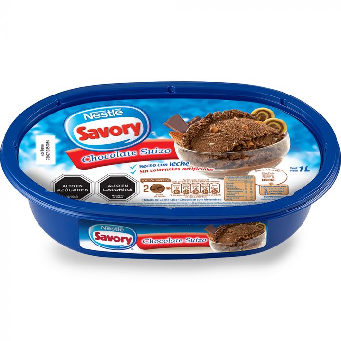 HELADO CASATA SAVORY CHOCOLATE SUIZO 1 LT