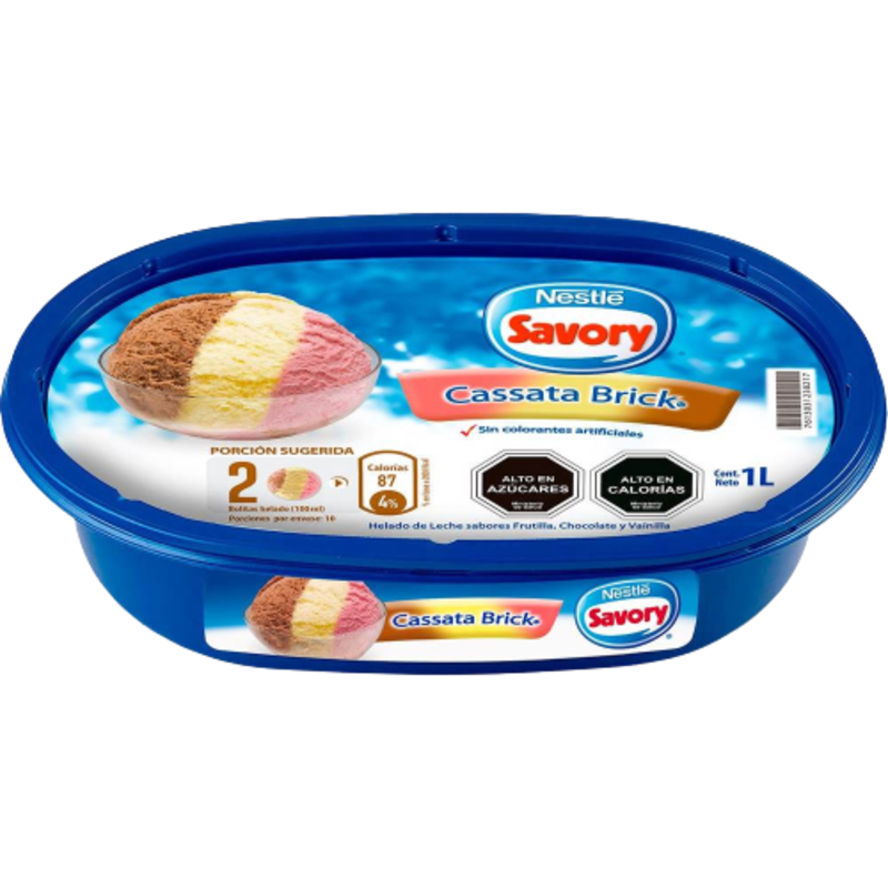 HELADO CASATA SAVORY BRICK (TRISABOR) 1 LT