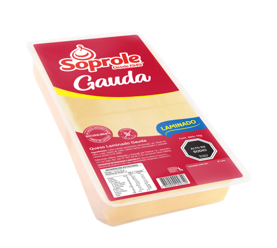 QUESO GAUDA LAMINADO SOPROLE 1 KILO