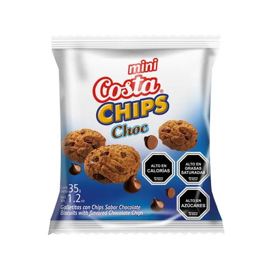 GALLETA COSTA MINI CHOCO CHIP 35 GRS