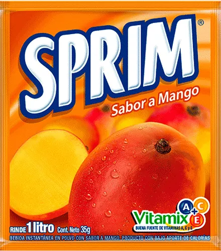 JUGO POLVO SPRIM MANGO 25 GRS