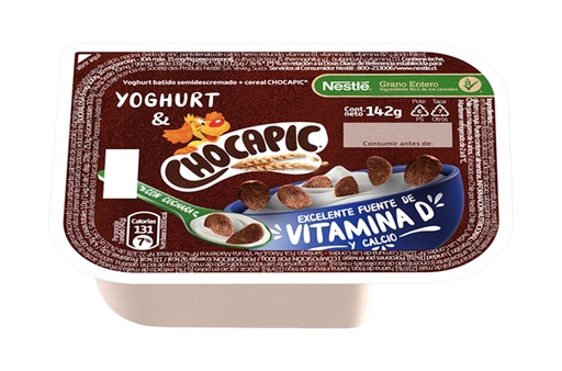 YOGURT CON CEREAL NESTLE CHOCAPIC 142 GRA