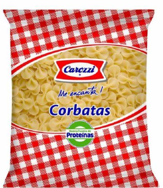 FIDEO CORBATA CAROZZI 400 GRS